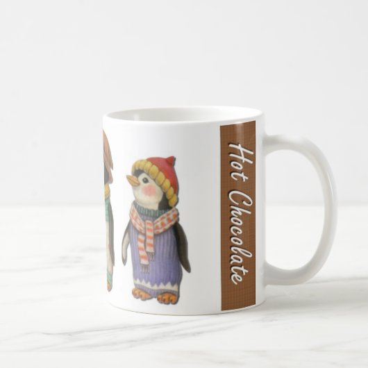 Heiße Schokoladepenguin-Tasse Kaffeetasse (Rechts)