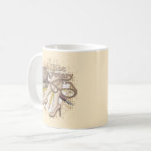 Heiße Sekretärin Kaffeetasse (Vorderseite Links)