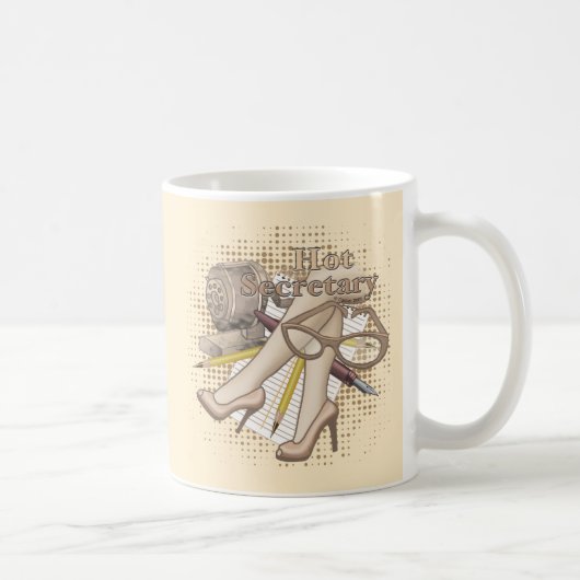 Heiße Sekretärin Kaffeetasse (Rechts)