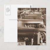Heiße Stangen Postkarte (Vorne/Hinten)