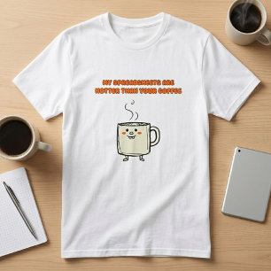 Heiße Tabellen Büro Humor Datenliebhaber Design T-Shirt