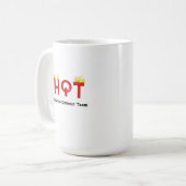 HEISSE Tasse (Vorderseite Links)