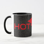 Heiße Tasse mit Blitz (Links)