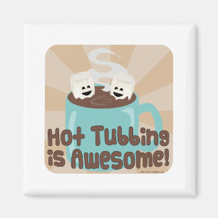 Heiße Tubbing Eibische Magnet