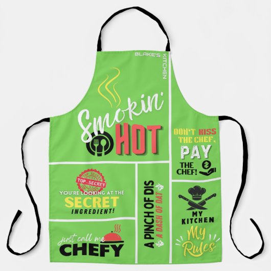 Heiße Unisex-Schürze Schürze (Vorderseite)