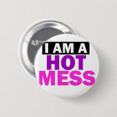 HEISSE VERWIRRUNG BUTTON (Vorne & Hinten)