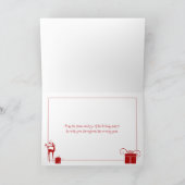 Heiße Weihnachten! Karte | Niedlich Kitten im Foto (Innenseite)