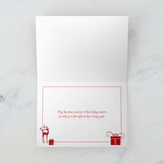 Heiße Weihnachten! Karte | Niedlich Kitten im Foto (Innenseite)