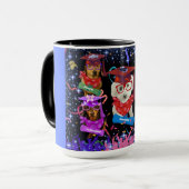 Heiße-Wurst-Absolventen-Kaffeetasse Tasse (Vorderseite Links)