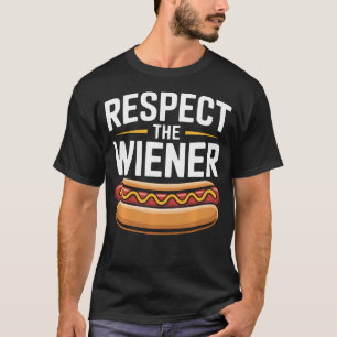 Heiße Würstchen Ketchup Wurst Hot Dog Essen Schnel T-Shirt