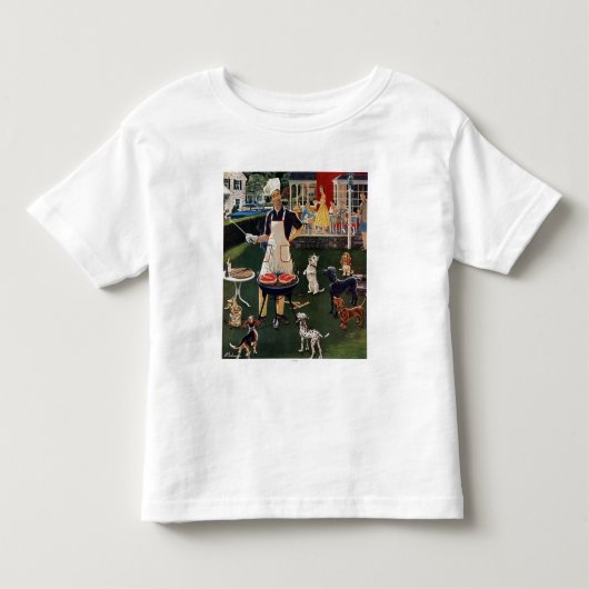 Heiße Würstchen Kleinkind T-shirt (Vorderseite)