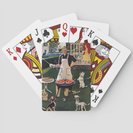 Heiße Würstchen Spielkarten (Rückseite)