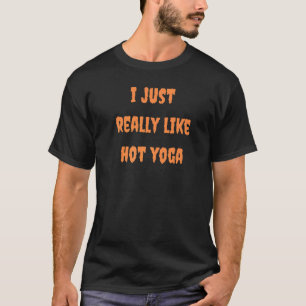 Heiße Yoga Meditation Halloween Herbst Fitness T-Shirt