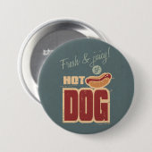 Heißen Hund Button (Vorne & Hinten)