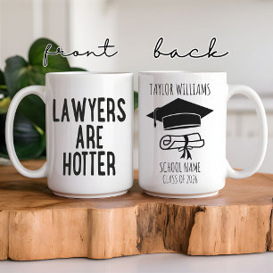 Heißer Anwalt Becher, Abschlussgeschenk für Jurast Kaffeetasse