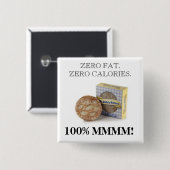 Heißer Apfelkuchen Button (Vorne & Hinten)