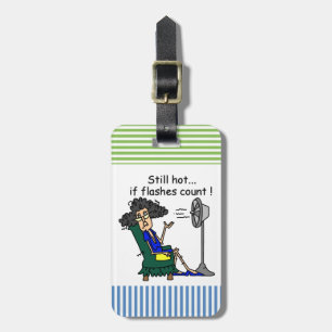 Heißer Blitz-Spaß Gepäckanhänger