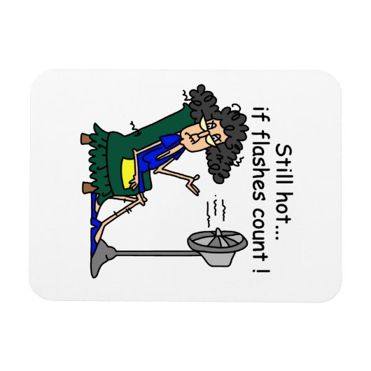 Heißer Blitz-Spaß Magnet (Horizontal)