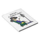 Heißer Blitz-Spaß Notizblock (angewinkelt)