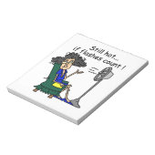 Heißer Blitz-Spaß Notizblock (Rotiert)