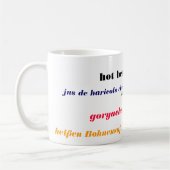 heißer Bohnensaft International Kaffeetasse (Links)