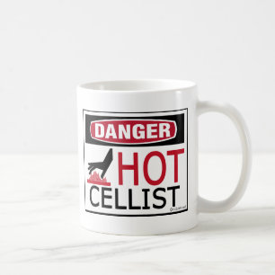 Heißer Cellist Kaffeetasse