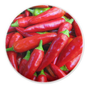 Heißer Chili-Paprikaschoten-Keramik-Griff Keramikknauf