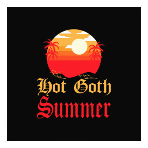 heißer Goth-Sommer Fotodruck