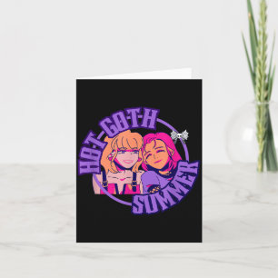 Heißer Goth-Sommer _ Goth _ y2k _ Gothic Karte