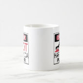 Heißer Harmonika-Spieler Kaffeetasse (Mittel)