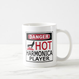 Heißer Harmonika-Spieler Kaffeetasse
