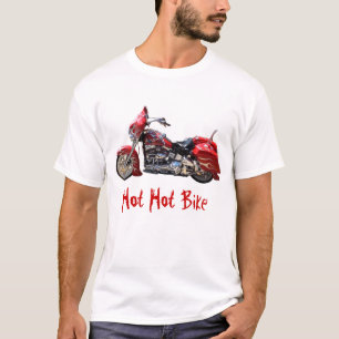 Heißer heißer Fahrrad-T - Shirt