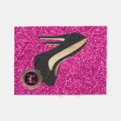 Heißer hoher Heels-Glitzer des Fleecedecke (Vorderseite (Horizontal))