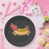 Heißer Hund-Lustiger Hund Pappteller (Party)