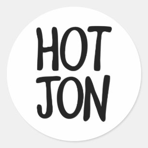 HEISSER JON RUNDER AUFKLEBER