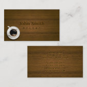 Heißer Kaffee auf der Visitenkarte (Vorne/Hinten)