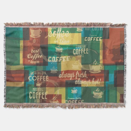 Heißer Kaffee Decke (Vorderseite)