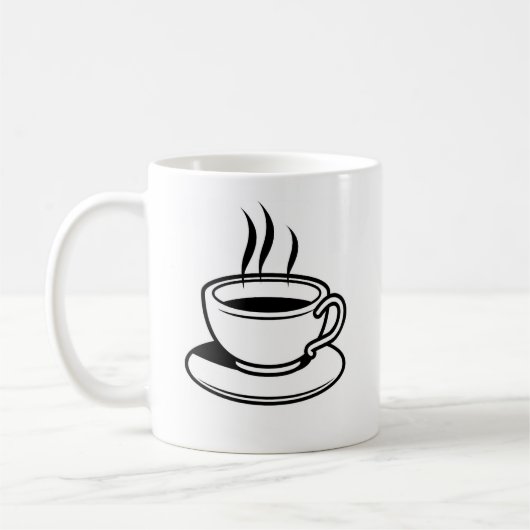 heißer Kaffee Kaffeetasse (Links)