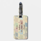 HEISSER KAFFEE ODER TEE GEPÄCKANHÄNGER (Rückseite vertikal)