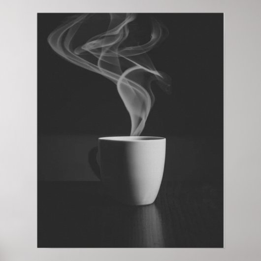 Heißer Kaffee Poster (Vorne)