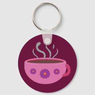 heißer Kaffee Schlüsselanhänger