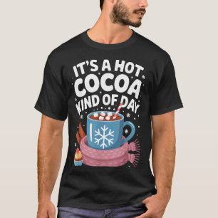 Heißer Kakao Tag Art Verliebter Im Festlichen Wint T-Shirt