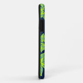 Heißer Rodder Pinstriped Hibiskus und Schädel Case-Mate iPhone Hülle (Hinten/Rechts)