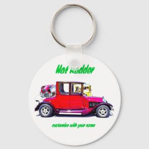Heißer Rodder Schlüsselanhänger