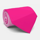 Heißer rosa Farbverlauf Geometrisches Maschenmuste Krawatte (Gerollt)