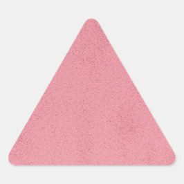Heißer Rosa-Mess Dreieckiger Aufkleber