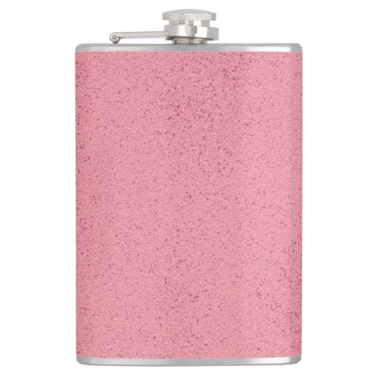 Heißer Rosa-Mess Flachmann (Vorderseite)