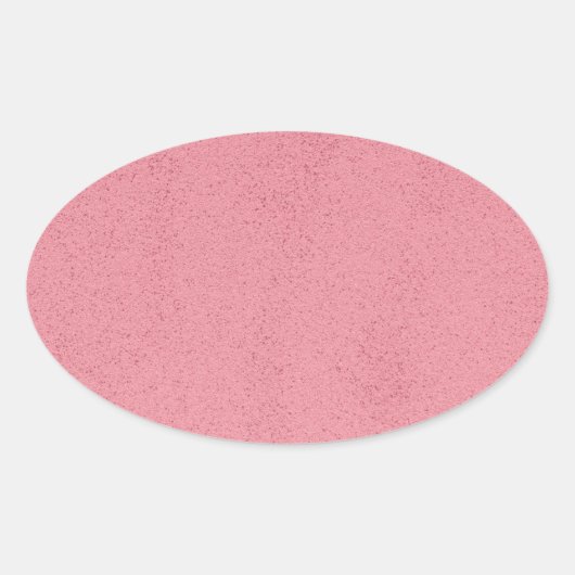 Heißer Rosa Wirrwarr Ovaler Aufkleber (Vorderseite)