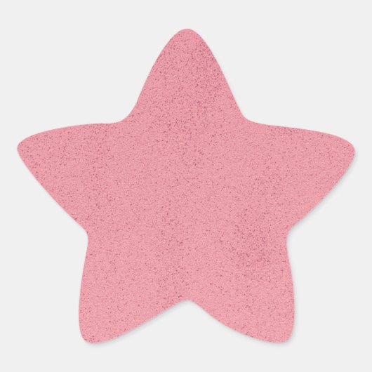 Heißer Rosa Wirrwarr Stern-Aufkleber (Vorderseite)