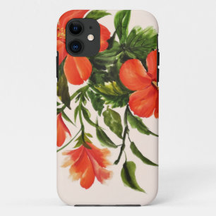 Heißer roter Hibiskus Case-Mate iPhone Hülle